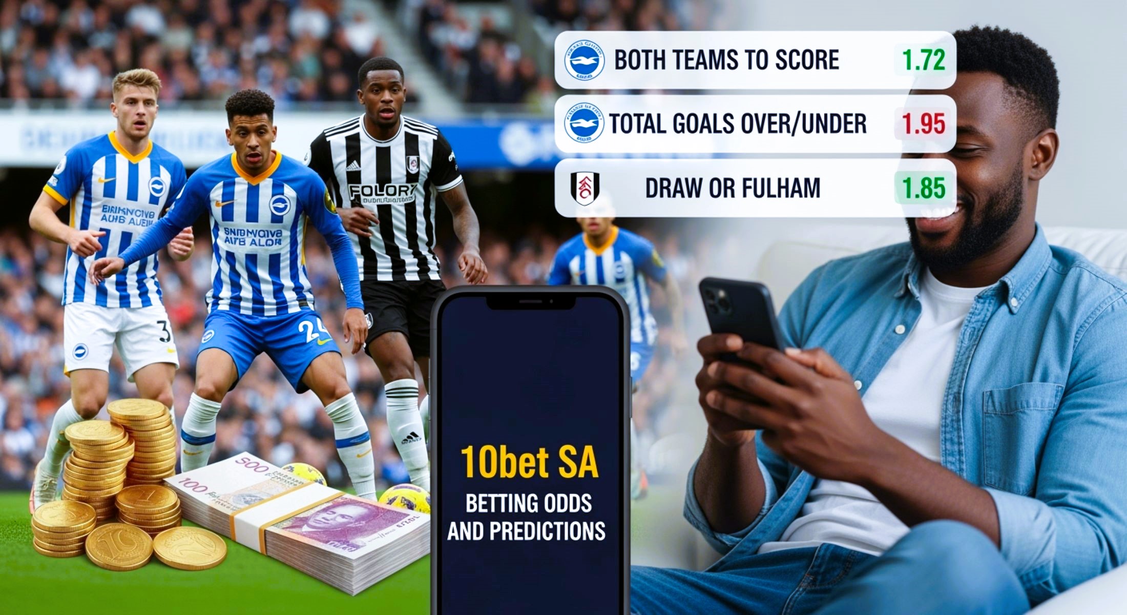 10bet Betting Odds and Predictions for Brighton vs Fulham – South Africa Edition